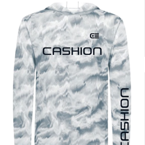 Silver Shockwave Cotton-Touch Hoodie