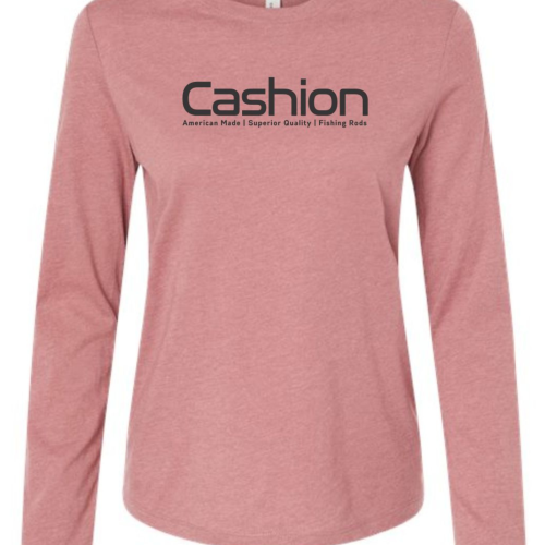 Ladies Mauve Long Sleeve Tee